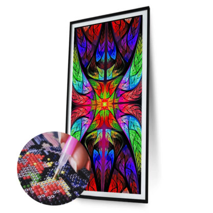 Loov_Disain_Teemant_Mosaiik_teemantpusle_Abstrakt_kaleidoskoop_50x80cm