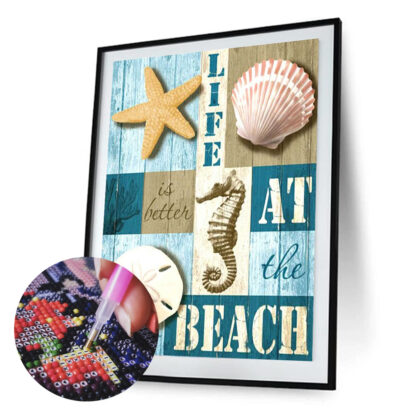 Loov_Disain_Teemant_Mosaiik_teemantpusle_Live_at_the_Beach_30x40cm