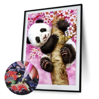 Loov_Disain_Teemant_Mosaiik_teemantpusle_Panda_30x40cm