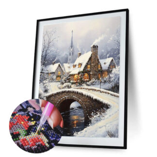 Loov_Disain_Teemant_Mosaiik_teemantpusle_joululinn_40x40cm