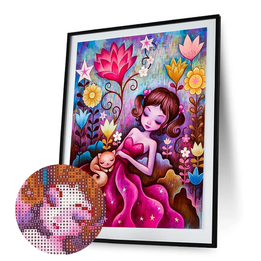 Loov_Disain_Teemant_Mosaiik_teemantpusle_tudruk_lilledes_30x40cm Loov_Disain_Teemant_Mosaiik_teemantpusle_tudruk_lilledes_30x40cm
